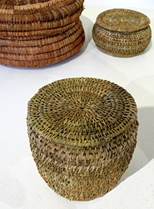 Woven Flax Pot by Amy Rosenberg